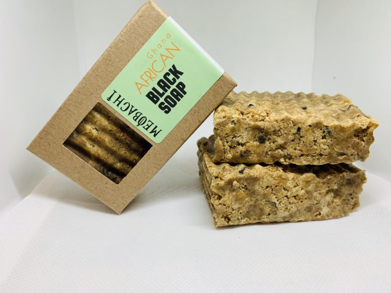 Meobachi 100% All Natural African Ghana Black Soap ( Bundle Price of 3 Boxes) - Image 2