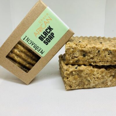 Meobachi 100% All Natural African Black Soap
